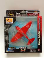 Модель самолет 1:72 LA 7 красный в коробке блистере Aircraft series