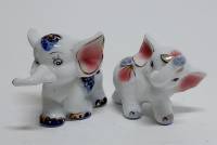 Набор фарфоровых миниатюр "Слоны", СССР (сост. на фото)