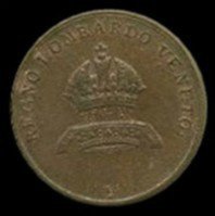  Монета Италия 1839 год 3     Медь  UNC