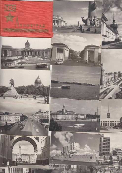 Набор открыток &quot;Ленинград&quot;, 16 шт., 1965 г.