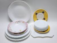 Тарелки блюдца стеклокерамика 18 штук 