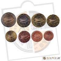 (2002) Набор монет Евро Ирландия 2002 год   UNC