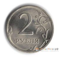 (2009ммд) Монета Россия 2009 год 2 рубля  Аверс 2009-15. Магнитный Сталь  VF