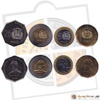 Набор монет Доминикана (4 монеты) 2008 год