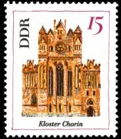 (1967-003) Марка Германия (ГДР) "Монастырь Хорин"    Архитектура ГДР III O