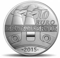 () Монета Франция 2015 год 10 евро ""   Биметалл (Серебро - Ниобиум)  AU