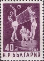 (1950-035a) Марка Болгария "Перф. лин. 10¾"   Спорт III Θ