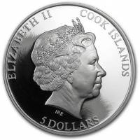 () Монета Острова Кука 2015 год 5 долларов ""   AU