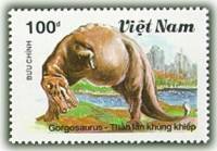 (1990-075) Марка Вьетнам "Горгозавр"    Доисторические животные III Θ