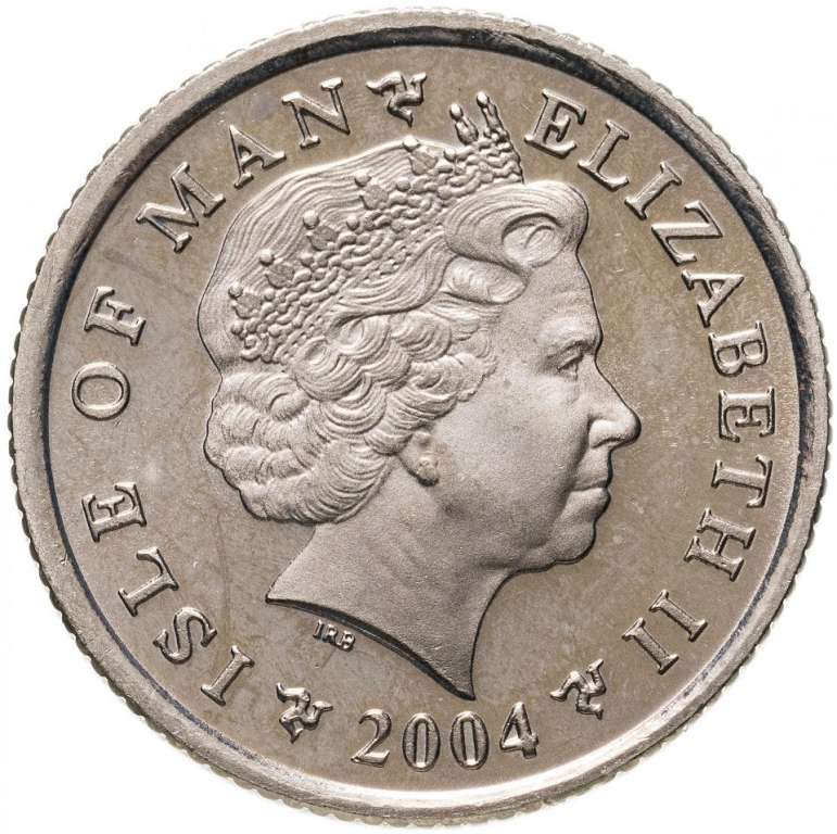 (2004) Монета Остров Мэн 2004 год 5 пенсов &quot;Башня Убежища&quot;  Медь-Никель  UNC