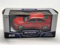 Модель автомобиля модель Mitsubishi Lancer Evolution VII в коробке-блистере Autotime 1:43