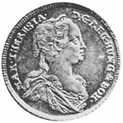 (№1743km1703) Монета Австрия 1743 год 6 Kreuzer