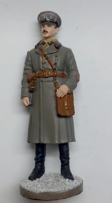 Оловянный солдатик &quot;Майор в зимней форме, АБТВ РККА, 1941-1943 гг.&quot;