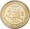 2017 Монета Литва 2017 год 10 евроцентов  Латунь  UNC