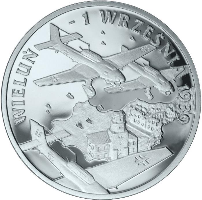 2009 Монета Польша 2009 год 10 злотых 2-я Мировая Война. 70 лет начала  Серебро Ag 925  PROOF