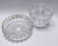 Набор салатник+конфетница хрусталь (сост. на фото)