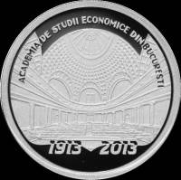 () Монета Румыния 2013 год 10  ""   Биметалл (Серебро - Ниобиум)  AU