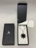 Колье цепочка с подвеской Люкс кристалы, Preciosa, Чехия