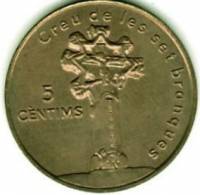 (№2003km202) Монета Андорра 2003 год 5 Cegrave;ntims