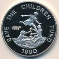 (№1990km252) Монета Филиппины 1990 год 200 Piso (Фонд "спасем детей")