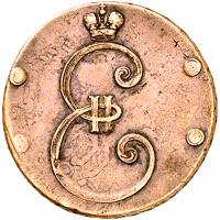 (1796, гурт шнур) Монета Россия-Финдяндия 1796 год 4 копейки   Медь  VF