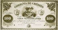 (№1873P-S329) Банкнота Венесуэла 1873 год "100 Venezolanos"