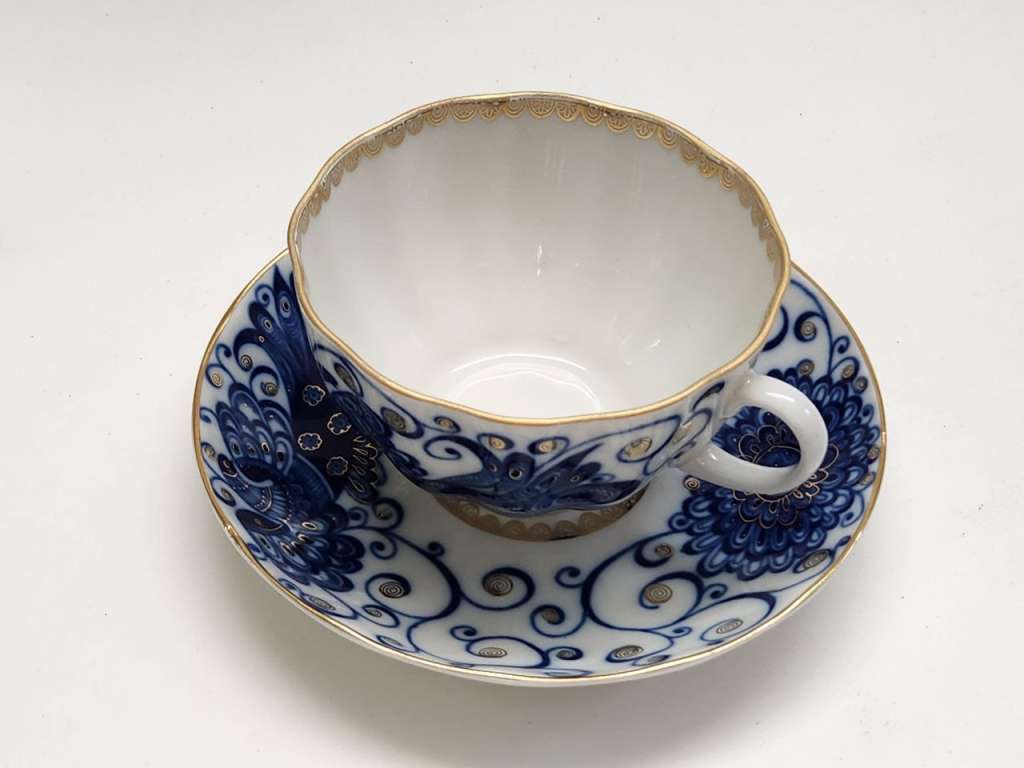 Чайная пара ЛФЗ Птица-царица