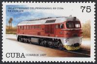(№4076) Марка Куба 1997 год "TE114K СССР 1975", Гашеная