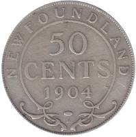 () Монета Ньюфаундленд 1904 год   ""     VF