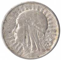 (1934) Монета Польша 1934 год 2 злотых "Ядвига"  Серебро Ag 750  VF