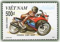 (1992-041) Марка Вьетнам "Хонда Cbr 600 F"    Гоночные мотоциклы III Θ