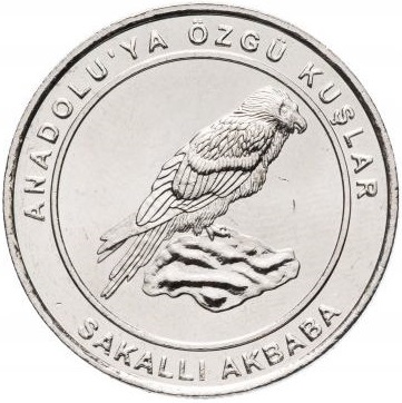 (2018) Монета Турция 2018 год 1 куруш &quot;Сокол&quot;  Медь-Никель  UNC