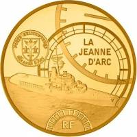 (№2012km2083) Монета Франция 2012 год 50 Euro (Великие французские корабли - Жанна drsquo)