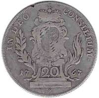 () Монета Германия (Пруссия) 1767 год   ""   Серебро (Ag)  VF