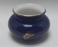 Ваза ЛФЗ Кобальт "Золотые колосья"(сост. на фото)