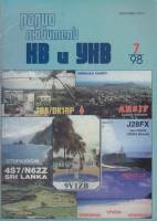 Журнал Радиолюбитель КВ и УКВ 1998 № 7/1998 Москва Мягкая обл. 40 с. С ч/б илл