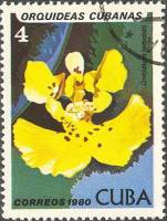 (1980-031) Марка Куба "Толумния"    Орхидеи III O