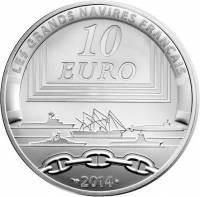 () Монета Франция 2014 год 10 евро ""   Биметалл (Серебро - Ниобиум)  AU