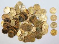 2003 спмд Набор жетонов Россия 300 лет Санкт-Петербургу (100 шт, некоторым требуется чистка)    UNC