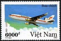 (1992-029) Марка Вьетнам "Дуглас Md-11cf"    Самолеты III Θ