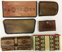 Набор портмоне и картхолдеров, кожзам, 6 шт. (сост. на фото)