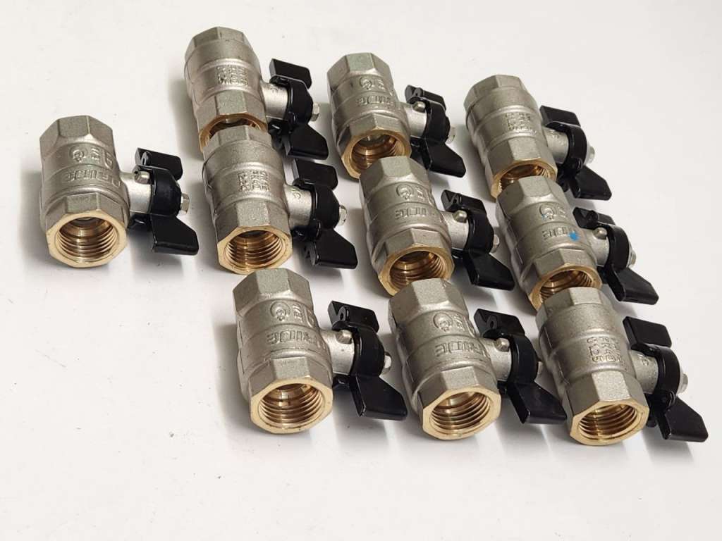 Кран шаровой 10 штук LD Pride 1\2 Dn15 Ph40