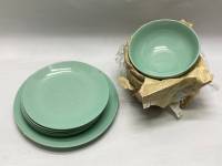 Тарелки керамика блюдо, 5 тарелок и 5 пиал