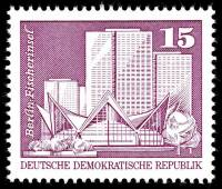 (1973-039) Марка Германия (ГДР) "Многоквартирные дома"    Достопримечательности ГДР II Θ