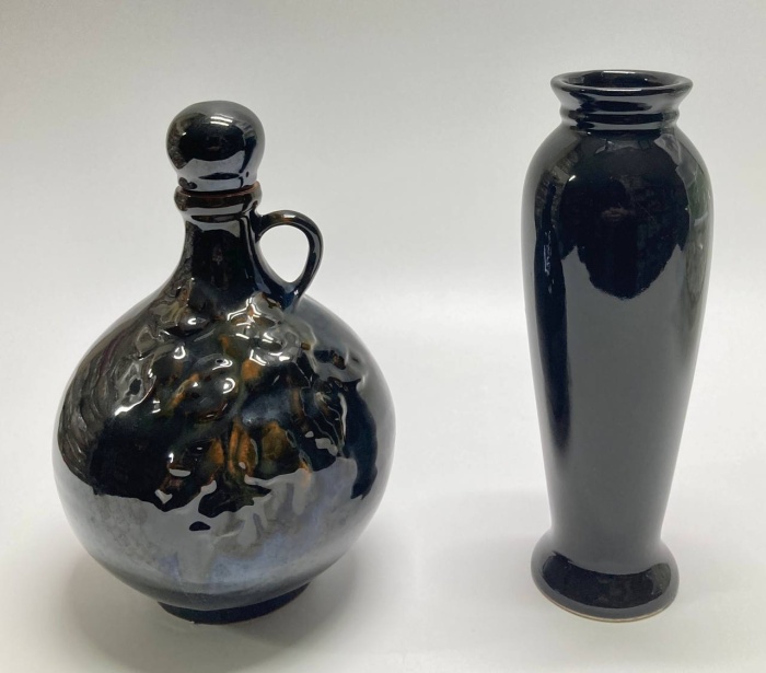 Графин + ваза, обливная керамика
