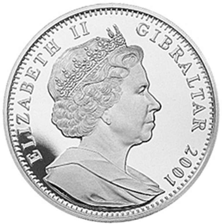 () Монета Гибралтар 2001 год 1 крона &quot;&quot;   AU