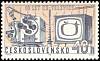 (1963-018) Марка Чехословакия "Телевидение"    10-я годовщина Чехословацкого телевещания II Θ