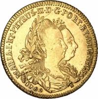 (№1780km150) Монета Бразилия 1780 год 3,200 Reacute;is
