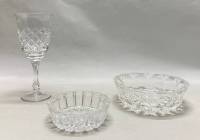 Салатник + розетка + бокал, хрусталь