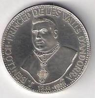 () Монета Андорра 1963 год 25  ""    AU